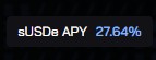 Stablecoin APY 27.64% and Ethena's Momentum
