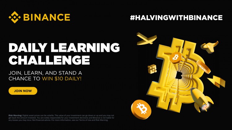 加入#HalvingWithBinance 每日學習挑戰並贏得社群獎勵！
