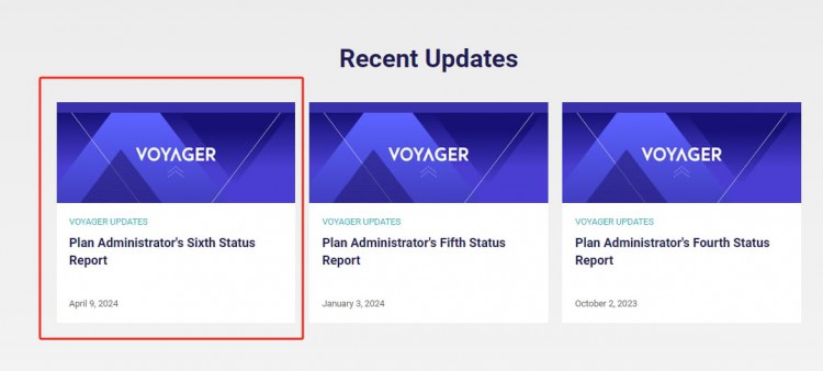 VGX Voyager 債權人第六次狀況報告