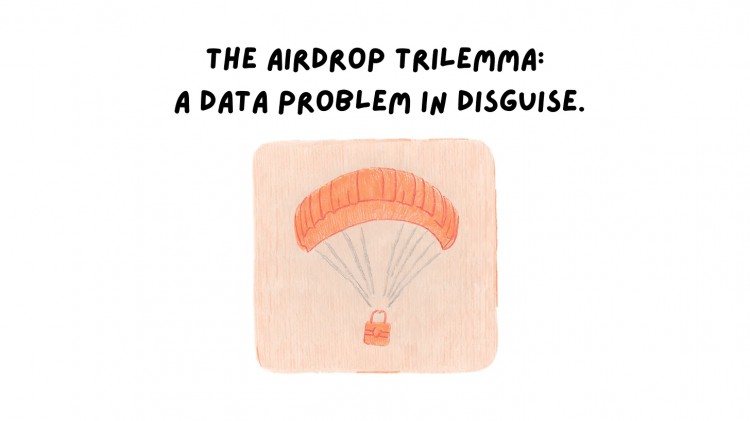 The airdrop trilemma: It is necessary to both acqu